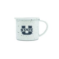 U-State Campfire Mug Shot Glass white